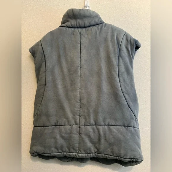 #603 Free People Roll With Us Puffer Vest Large